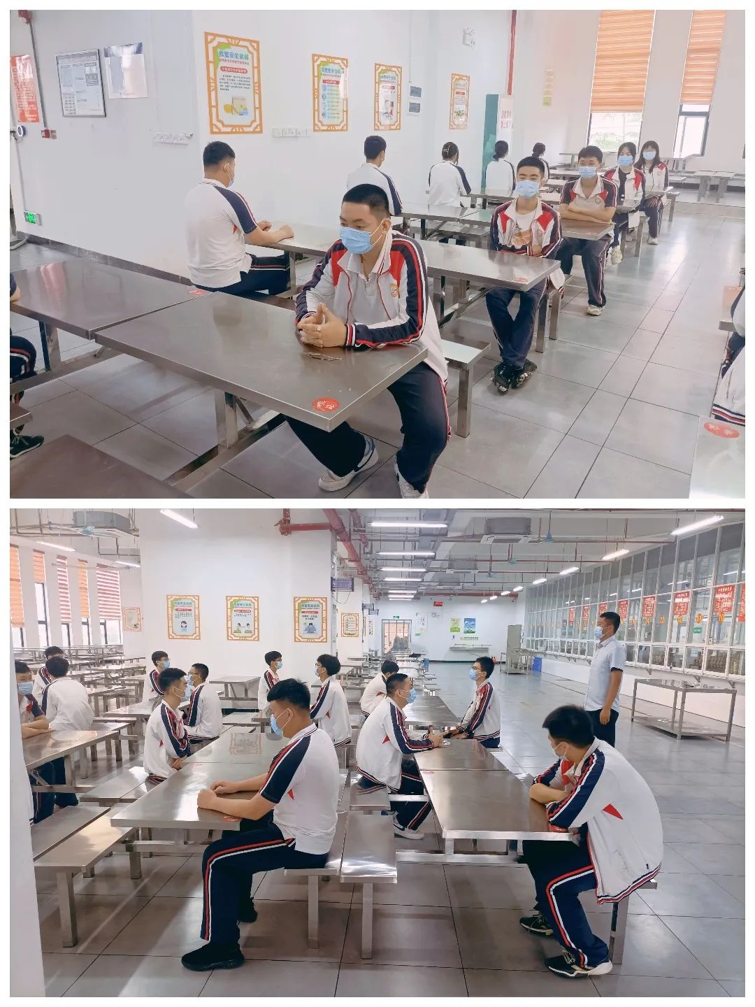 【校園資訊】疫情防控常態(tài)化 安全校園用心守?？邳S岡金盤高級(jí)中學(xué)（椰海校區(qū)）高中部